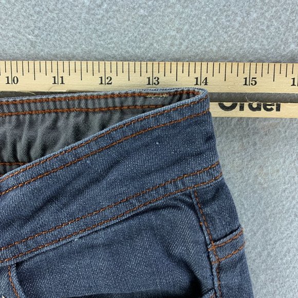 **SOLD**Y2K Tristan Womens Jeans 4 x 30.5 Wide Leg Mid Rise Thick Stitching - Picture 10 of 12